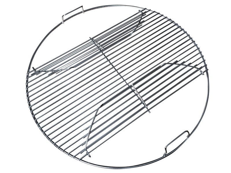 GRILLVANA 22 Inch 201 Stainless Steel Hinged/Cooking Replacement 22â€ grill grate - Compatible with Weber 22" Charcoal Grills - Kettle Charcoal BBQ Grilling Accessories - Image 1